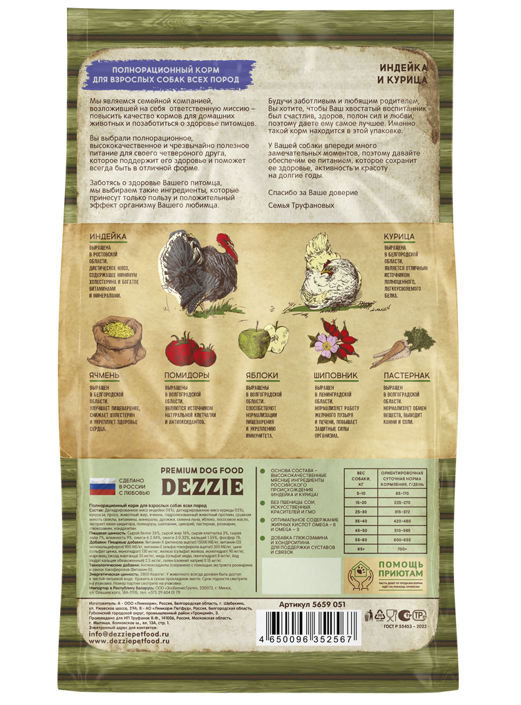 Для взрослых собак всех пород